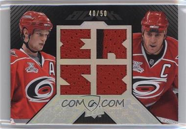 2008-09 Upper Deck UD Black - Dual Player Jerseys #BDJ2-BS - Eric Staal, Rod Brind'Amour /50
