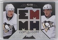 Evgeni Malkin, Marian Hossa #/50