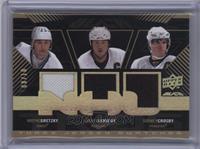 Wayne Gretzky, Mario Lemieux, Sidney Crosby [Noted] #/10