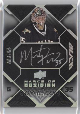 2008-09 Upper Deck UD Black - Marks of Obsidian #MO-MT - Marty Turco /35 [Noted]