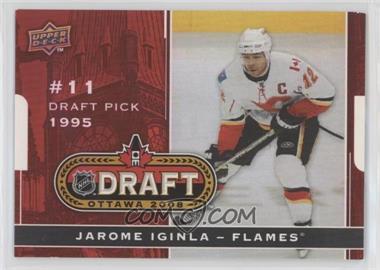 2008 Upper Deck Ottawa Draft - [Base] #D-5 - Jarome Iginla