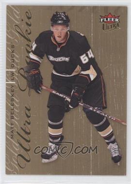 2009-10 Fleer Ultra - [Base] - Gold Medallion #229 - Ultra Rookie - Matt Beleskey