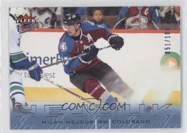 2009-10 Fleer Ultra - [Base] - Ice Medallion #39 - Milan Hejduk /100