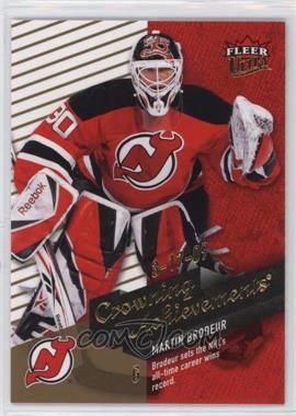 2009-10 Fleer Ultra - Crowning Achievements #CA8 - Martin Brodeur