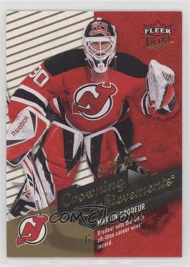 2009-10 Fleer Ultra - Crowning Achievements #CA8 - Martin Brodeur