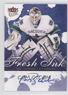 2009-10 Fleer Ultra - Fresh Ink #FI-SC - Cory Schneider