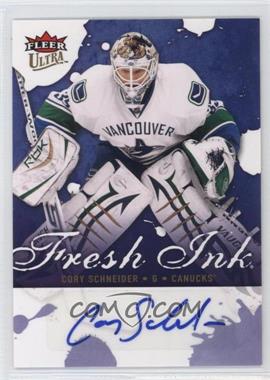 2009-10 Fleer Ultra - Fresh Ink #FI-SC - Cory Schneider