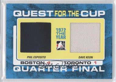 2009-10 In the Game 1972 The Year in Hockey - 1971-72 Quest for the Cup #QCA-01 - Phil Esposito