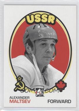 2009-10 In the Game 1972 The Year in Hockey - [Base] - Blank Back #169 - Alexander Maltsev
