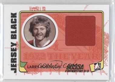 2009-10 In the Game 1972 The Year in Hockey - Jersey - Black Bossa Edmonton #M-33 - Larry Robinson /3