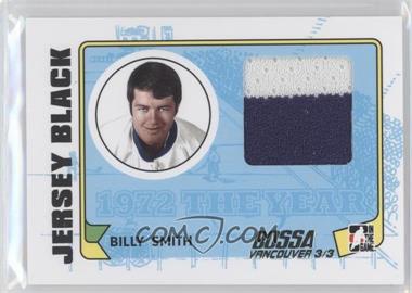 2009-10 In the Game 1972 The Year in Hockey - Jersey - Black Bossa Vancouver #M-39 - Billy Smith /3
