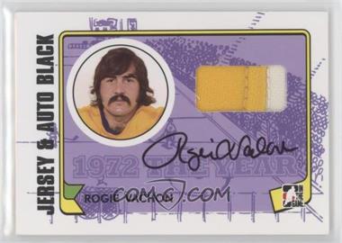 2009-10 In the Game 1972 The Year in Hockey - Jersey & Autograph - Black #MA-RV - Rogie Vachon