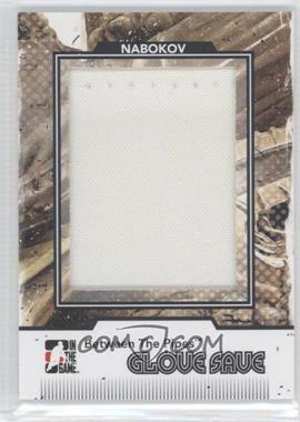 2009-10 In the Game Between the Pipes - Glove Save - Black #GS-05 - Evgeni Nabokov /30