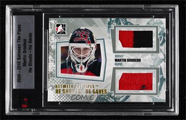 2009-10 In the Game Between the Pipes - He Shoots He Saves #HSHS-01 - Martin Brodeur /20 [Uncirculated]