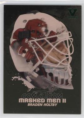 2009-10 In the Game Between the Pipes - Masked Men II - Gold ITG Vault Emerald #MM-27 - Braden Holtby