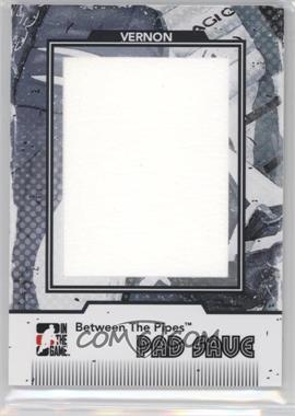2009-10 In the Game Between the Pipes - Pad Save - Black #PS-24 - Mike Vernon /60