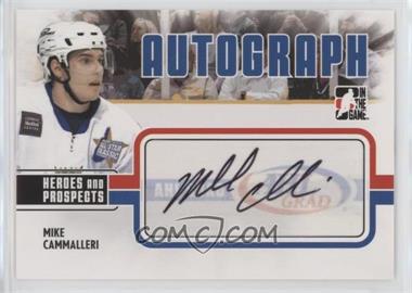 2009-10 In the Game Heroes and Prospects - Autographs - ITG Vault Black #A-MC - Mike Cammalleri