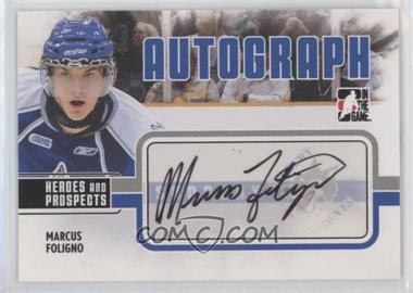 2009-10 In the Game Heroes and Prospects - Autographs #A-MF - Marcus Foligno