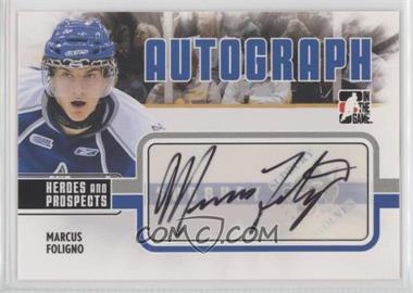 2009-10 In the Game Heroes and Prospects - Autographs #A-MF - Marcus Foligno