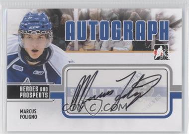 2009-10 In the Game Heroes and Prospects - Autographs #A-MF - Marcus Foligno