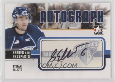 2009-10 In the Game Heroes and Prospects - Autographs #A-SE - Stefan Elliott