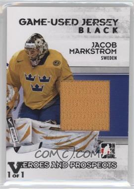 2009-10 In the Game Heroes and Prospects - Game-Used Jersey - Silver ITG Vault Silver #M-52 - Jacob Markstrom /1