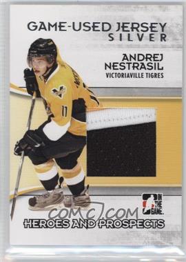 2009-10 In the Game Heroes and Prospects - Game-Used Jersey - Silver #M-35 - Andrej Nestrasil