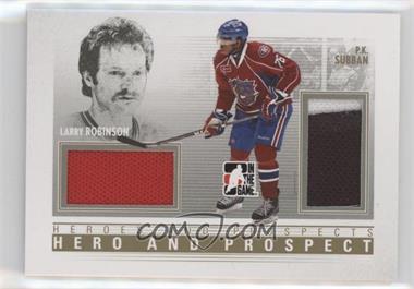 2009-10 In the Game Heroes and Prospects - Hero and Prospect - Gold #HP-08 - Larry Robinson, P.K. Subban /10