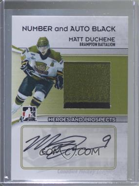 2009-10 In the Game Heroes and Prospects - Number and Autograph - Black #MA-MD - Matt Duchene