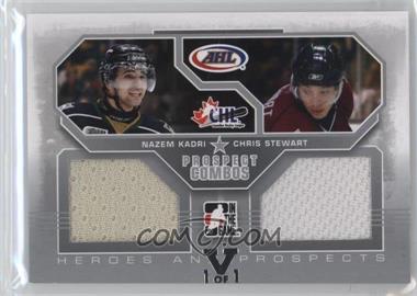 2009-10 In the Game Heroes and Prospects - Prospect Combos - Silver ITG Vault Silver #PC-10 - Nazem Kadri, Chris Stewart /1