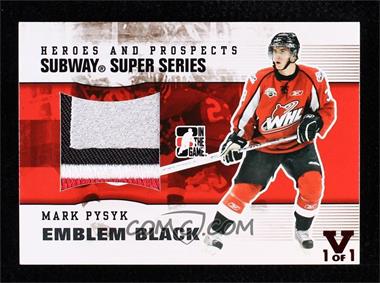 2009-10 In the Game Heroes and Prospects - Subway Super Series - Emblem Black ITG Vault Ruby #SSM-29 - Mark Pysyk /1