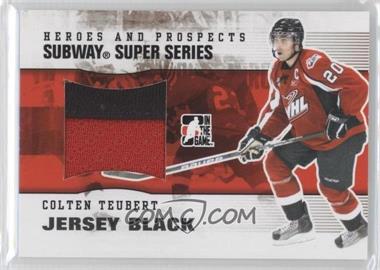 2009-10 In the Game Heroes and Prospects - Subway Super Series - Jersey Black #SSM-21 - Colten Teubert /60