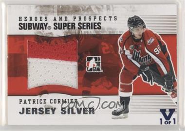2009-10 In the Game Heroes and Prospects - Subway Super Series - Jersey Silver ITG Vault Sapphire #SSM-10 - Partrice Cormier /1