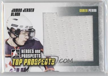 2009-10 In the Game Heroes and Prospects - Top Prospects Jumbo - Jersey Black #JM-08 - Corey Perry /60