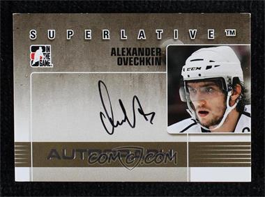 2009-10 In the Game Superlative Volume 2 - Autograph - Silver #A-AO - Alex Ovechkin /50