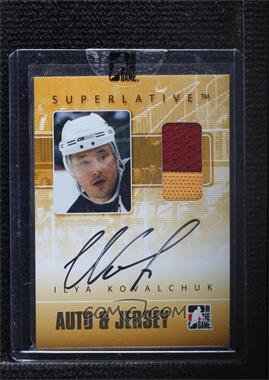 2009-10 In the Game Superlative Volume 2 - Autograph & Jersey - Gold #AJ-IK - Ilya Kovalchuk /10 [Uncirculated]