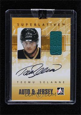 2009-10 In the Game Superlative Volume 2 - Autograph & Jersey - Silver #AJ-TS - Teemu Selanne /50 [Uncirculated]