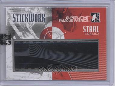 2009-10 In the Game Superlative Volume 2 - Famous Fabrics Stickwork - Silver #SW-28 - Eric Staal /9 [Uncirculated]
