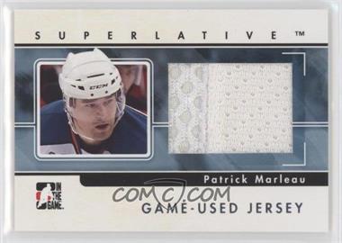 2009-10 In the Game Superlative Volume 2 - Game-Used Jersey - Silver #GUJ-53 - Patrick Marleau /30