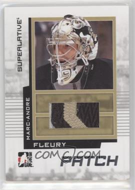 2009-10 In the Game Superlative Volume 2 - Patch - Silver #SP-50 - Marc-Andre Fleury /30