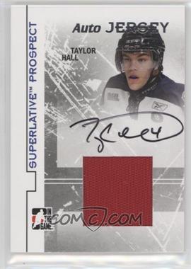 2009-10 In the Game Superlative Volume 2 - Prospect Autograph Jersey - Silver #PAJ-TH - Taylor Hall /40