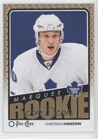 Marquee Rookies - Christian Hanson