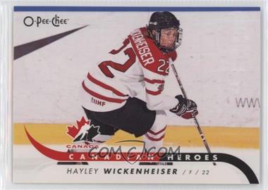 2009-10 O-Pee-Chee - Canadian Heroes #CB-HW - Hayley Wickenheiser