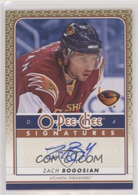 2009-10 O-Pee-Chee - Signatures #S-ZB - Zach Bogosian