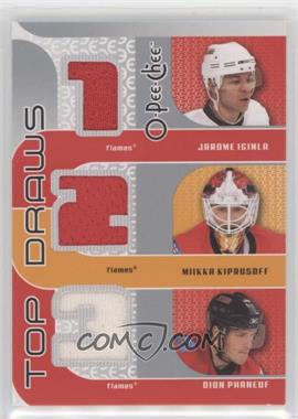 2009-10 O-Pee-Chee - Top Draws #TJ-FLAME - Jarome Iginla, Miikka Kiprusoff, Dion Phaneuf