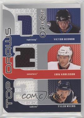 2009-10 O-Pee-Chee - Top Draws #TJ-ROOKD - Victor Hedman, Erik Karlsson, Tyler Myers