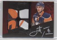 Autographed Quad Rookie Memorabilia - John Tavares #/10