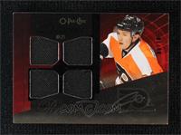 Autographed Quad Rookie Memorabilia - James van Riemsdyk #/10