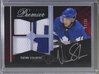 Autographed Quad Rookie Memorabilia - Viktor Stalberg [Noted] #/35