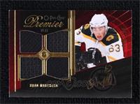 Autographed Quad Rookie Memorabilia - Brad Marchand #/299